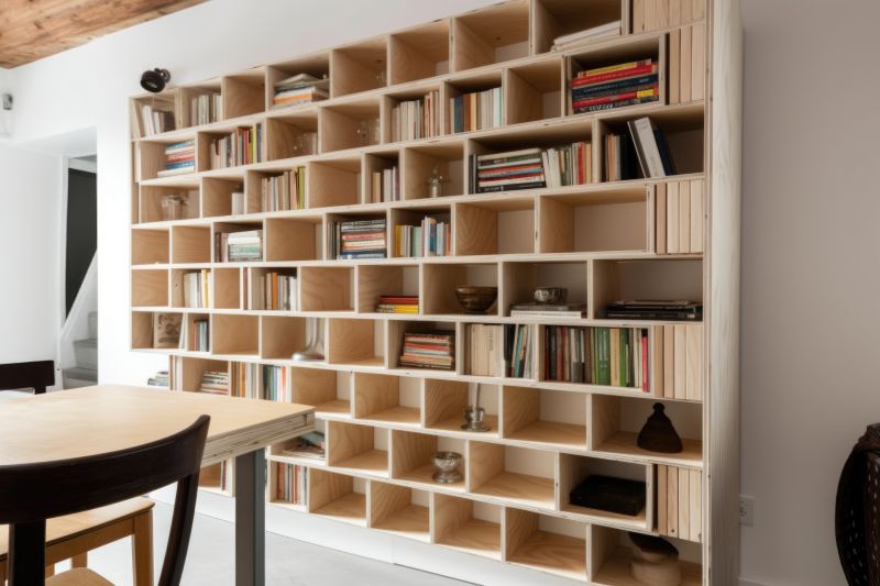 Custom Bookshelves Installation