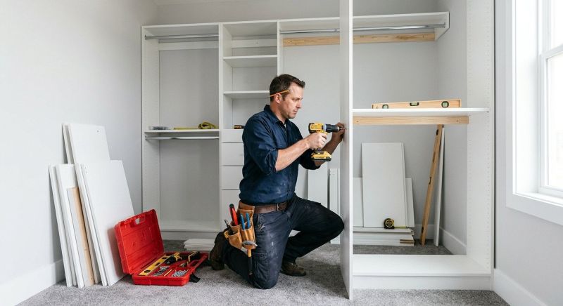 Mudroom Closet Installation in Greensboro, NC